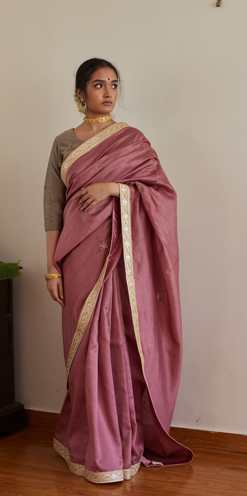 Cross Butta Saree