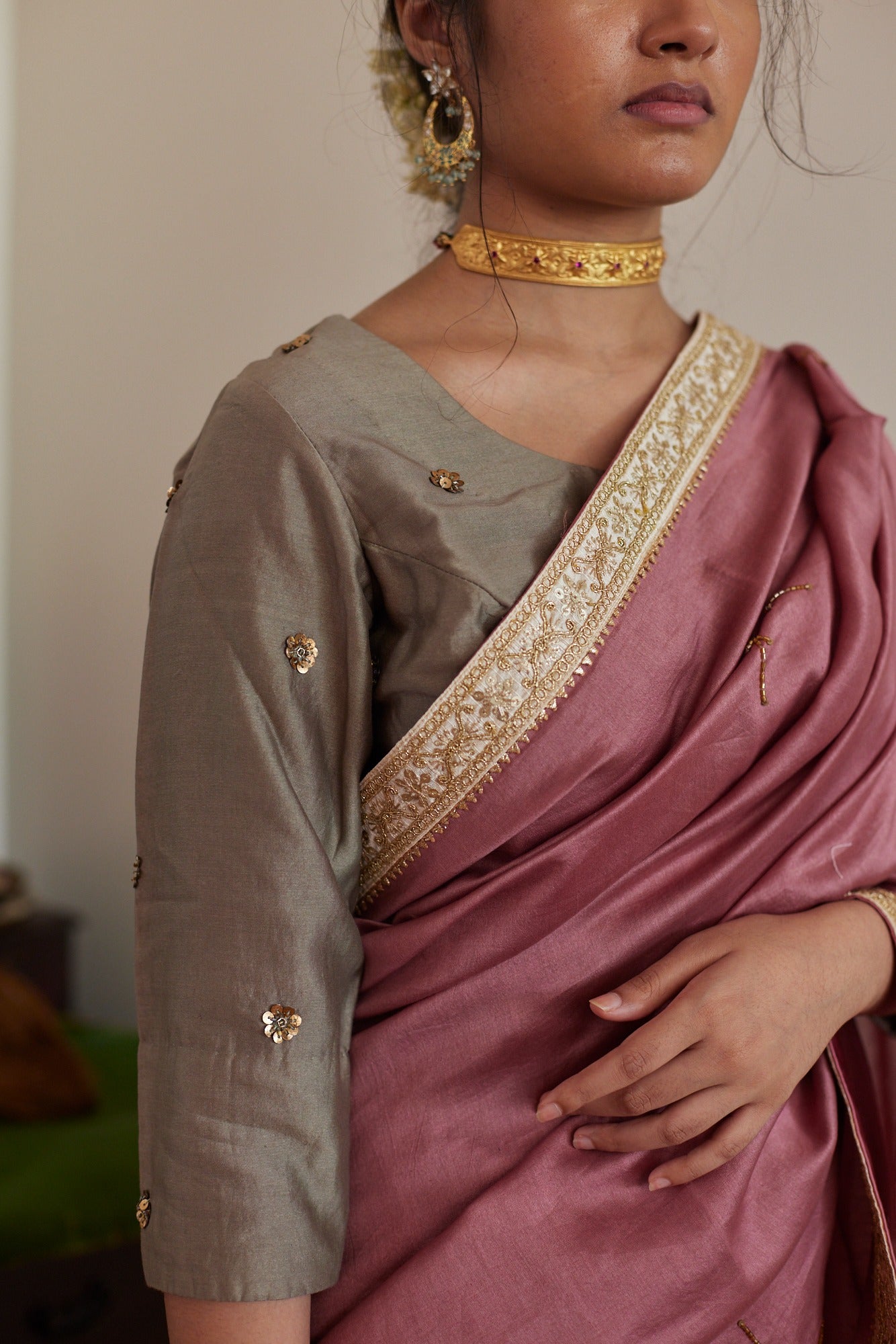 Cross Butta Saree