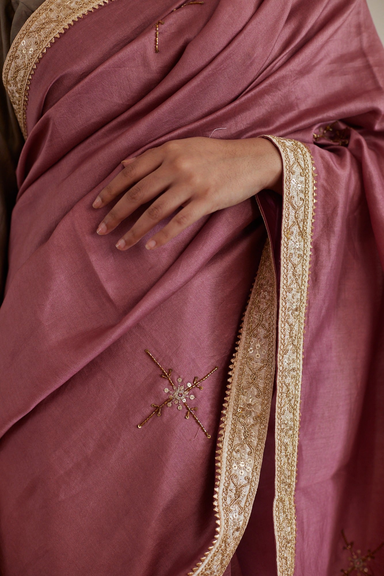 Cross Butta Saree