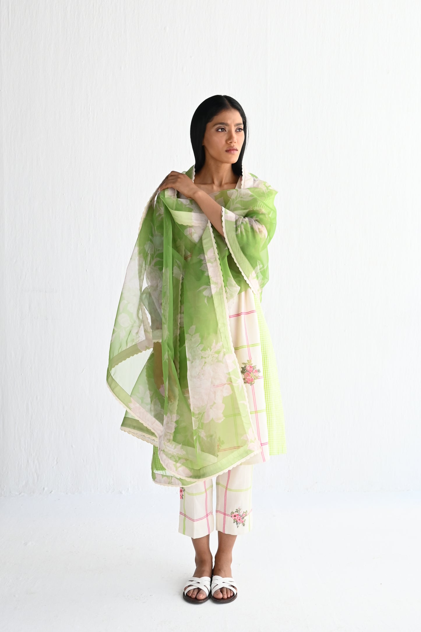 FB Kurta in Multi Table Checks with Pant/ only 1 left !