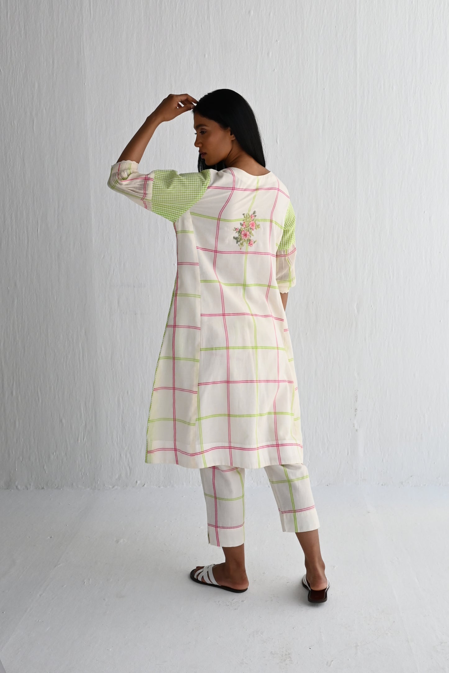 FB Kurta in Multi Table Checks with Pant/ only 1 left !