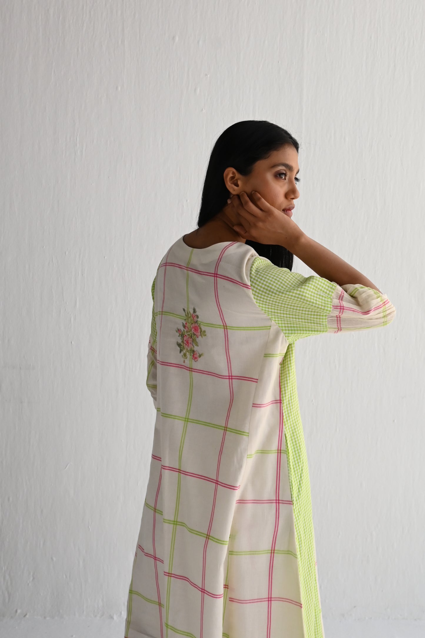 FB Kurta in Multi Table Checks with Pant/ only 1 left !