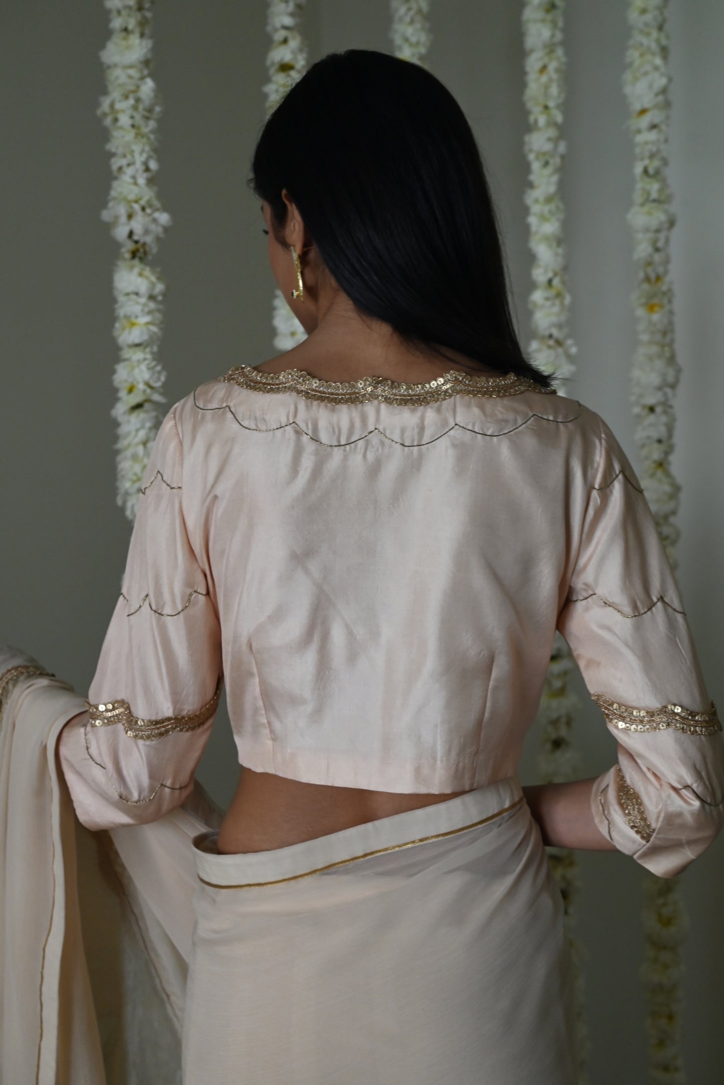 Suchitra blouse in deep ivory