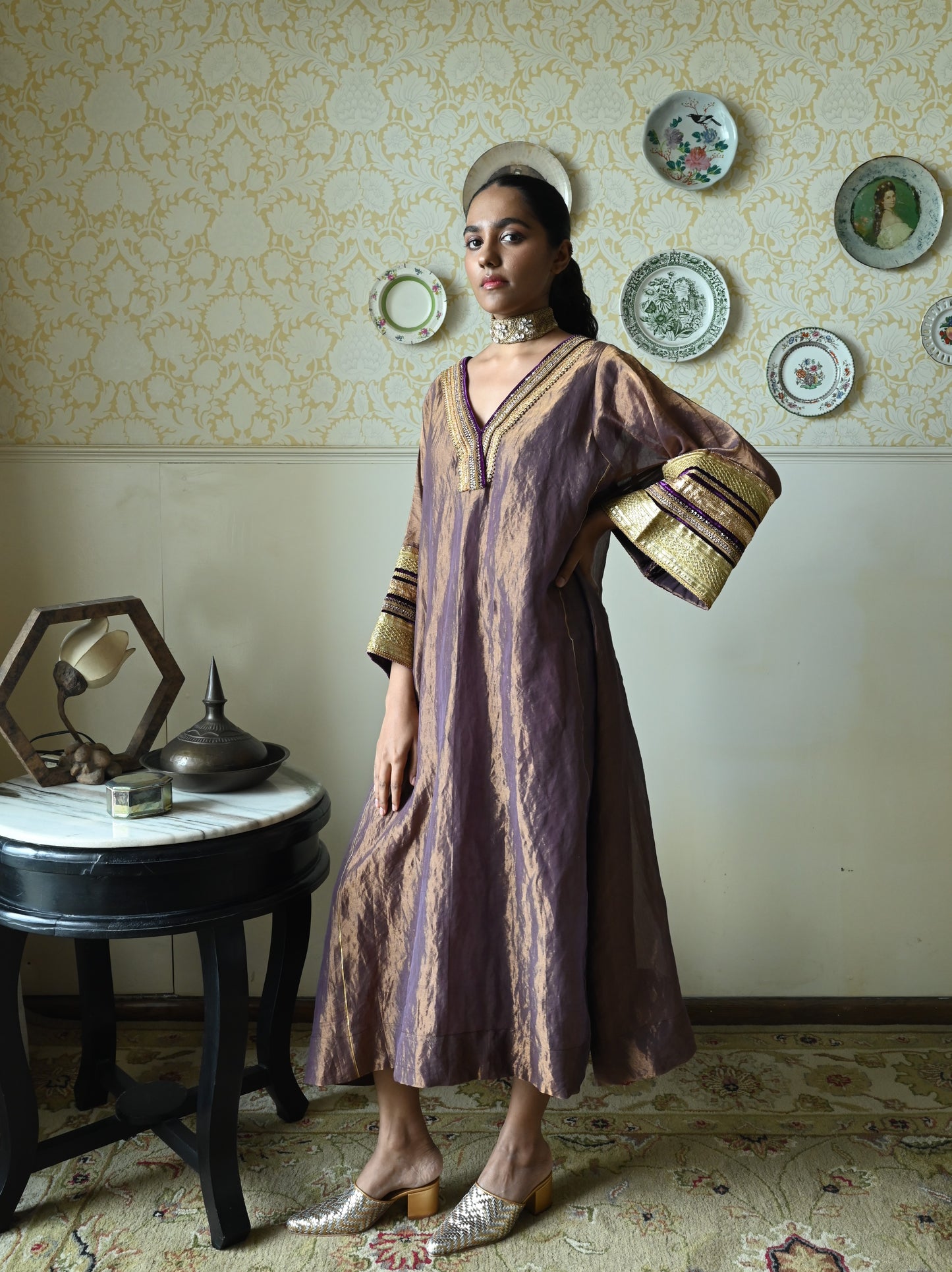 Waheeda with kalis in Berry tissue