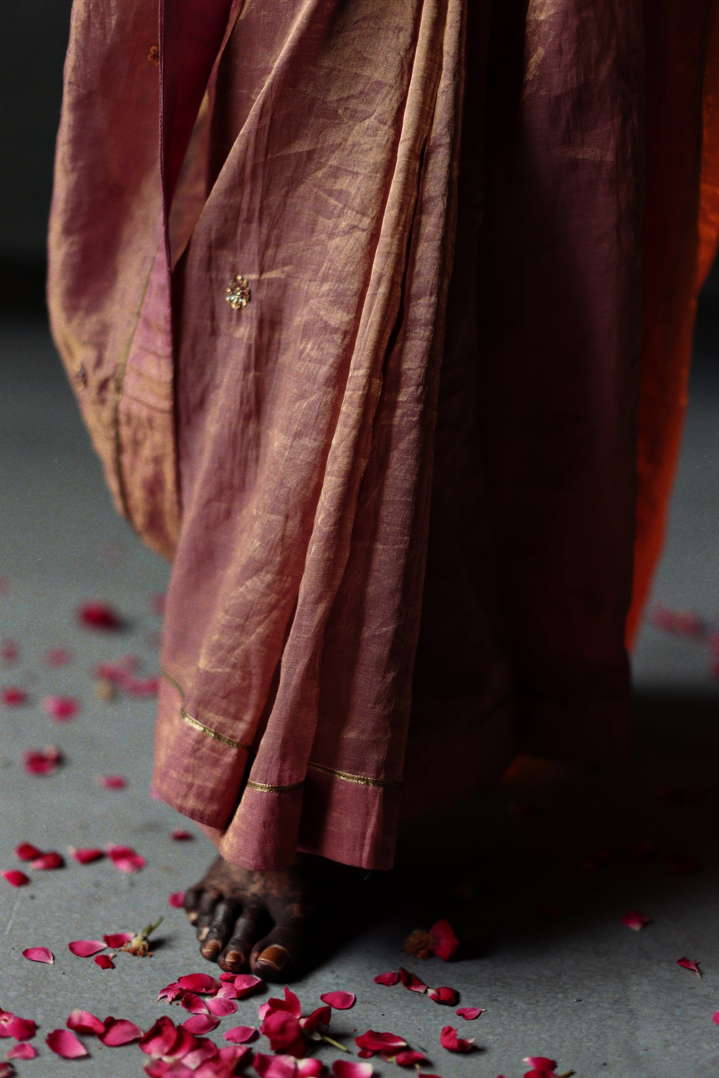 Sari in Amethyst Pink Tissue