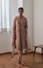 Organza Dupatta in Chai