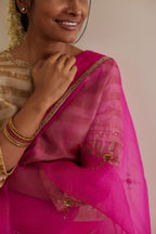 Cross Butta Organza Saree