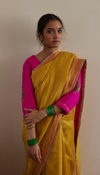 Sameena Tissue Stripe Saree