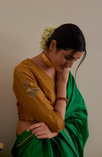 Gold tissue Ambi Blouse
