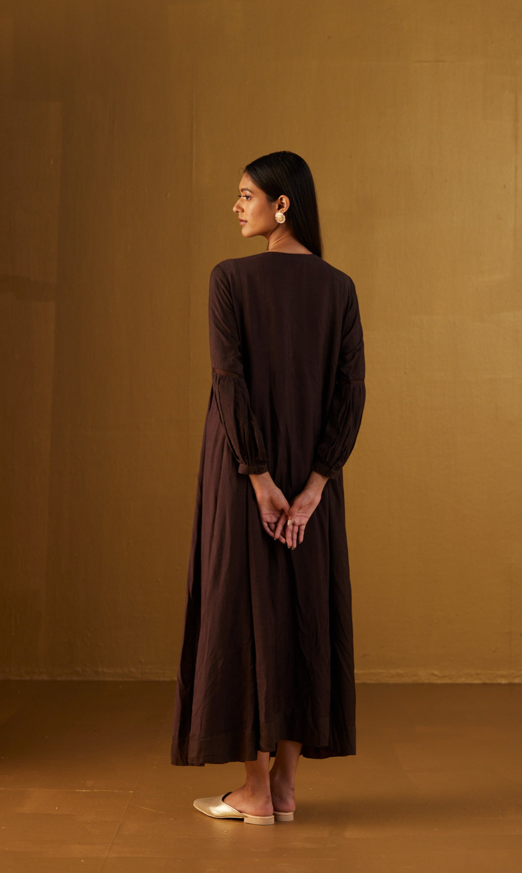 Vaani Choga with Brocade Yoke