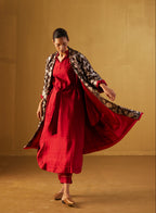 Sally Jacket in Brown Brocade