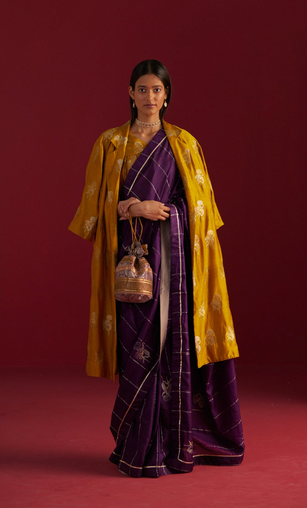 Sameera Saree in Purple Pure Silk