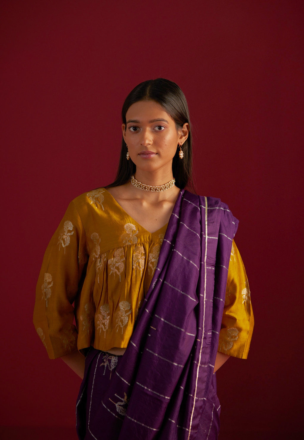 Sameera Saree in Purple Pure Silk