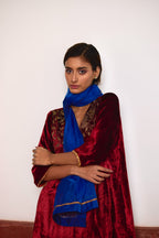 Dupatta in Blue Organza
