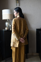 Shabana Gold Kalis in Gold Tissue with Gold Cowl Skirt
