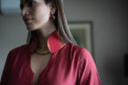 Nandini Oonch Neech in Red Chanderi with Red Chanderi Pant
