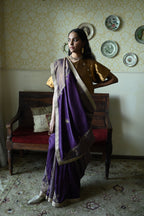 Charulata Blouse in Gold Tissue