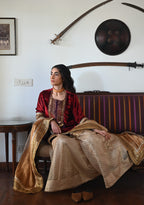 Amal Dupatta in Half & Half Tissue