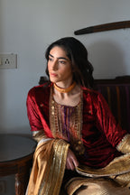 Amal Dupatta in Half & Half Tissue