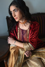 Amal Dupatta in Half & Half Tissue