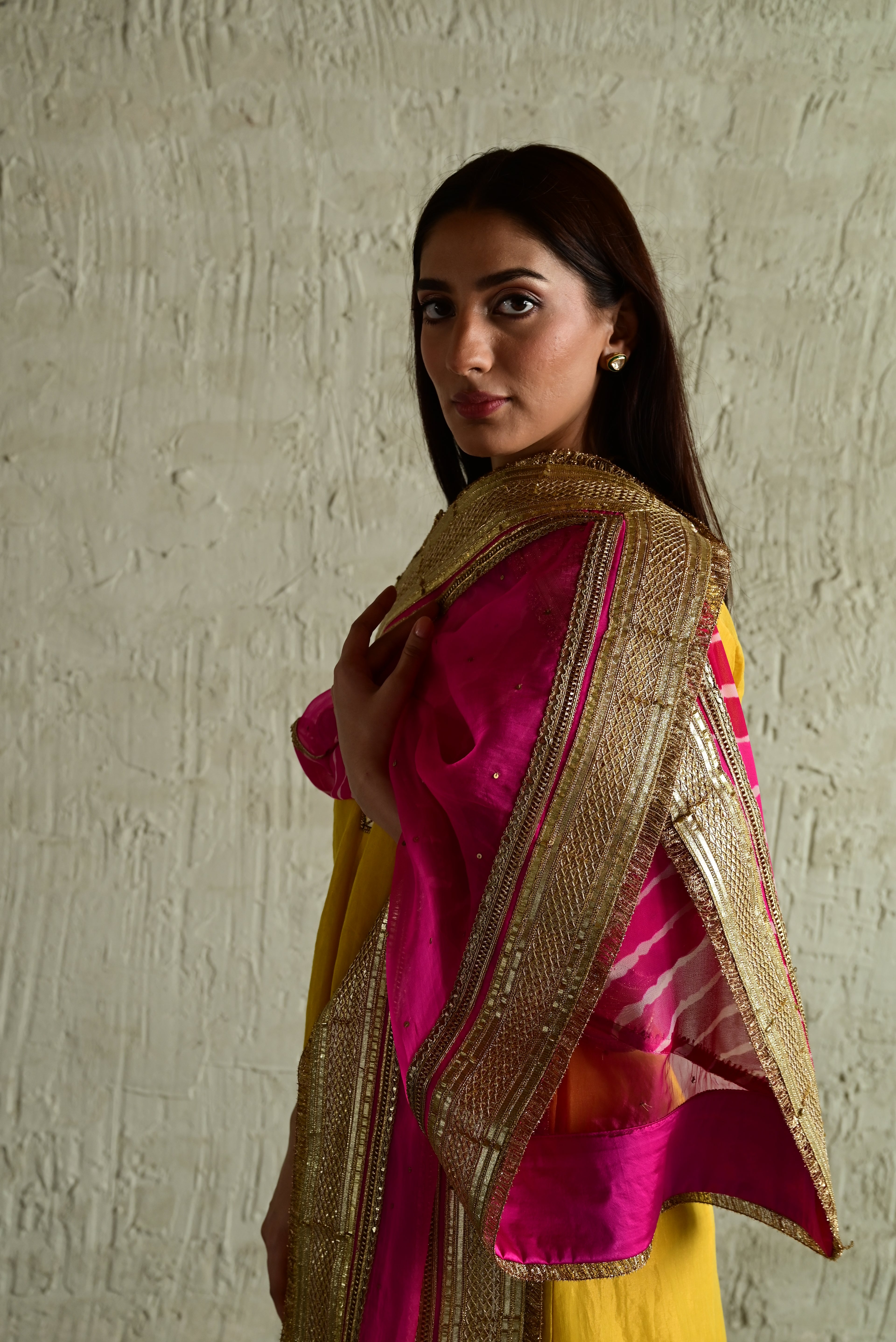 Urmila Leheriya Diagonal Dupatta