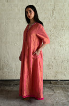 Meera Anarkali Pink Tissue
