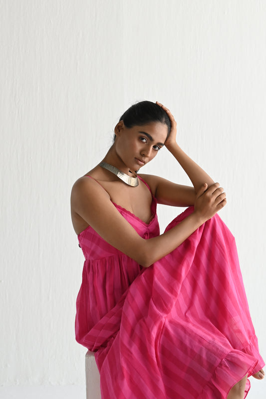 Bavs Maxi in Pink Stripes
