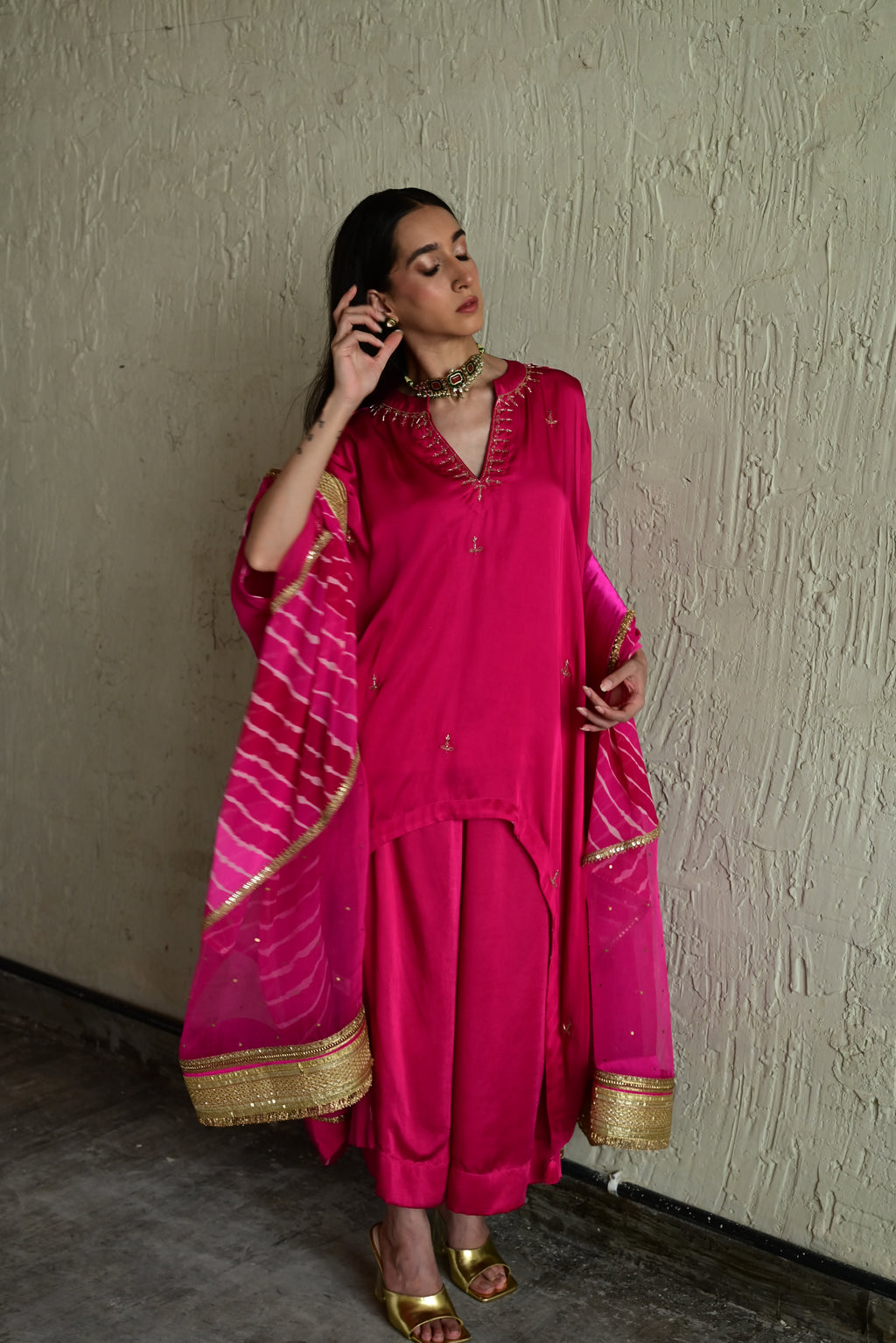 Urmila Leheriya Diagonal Dupatta