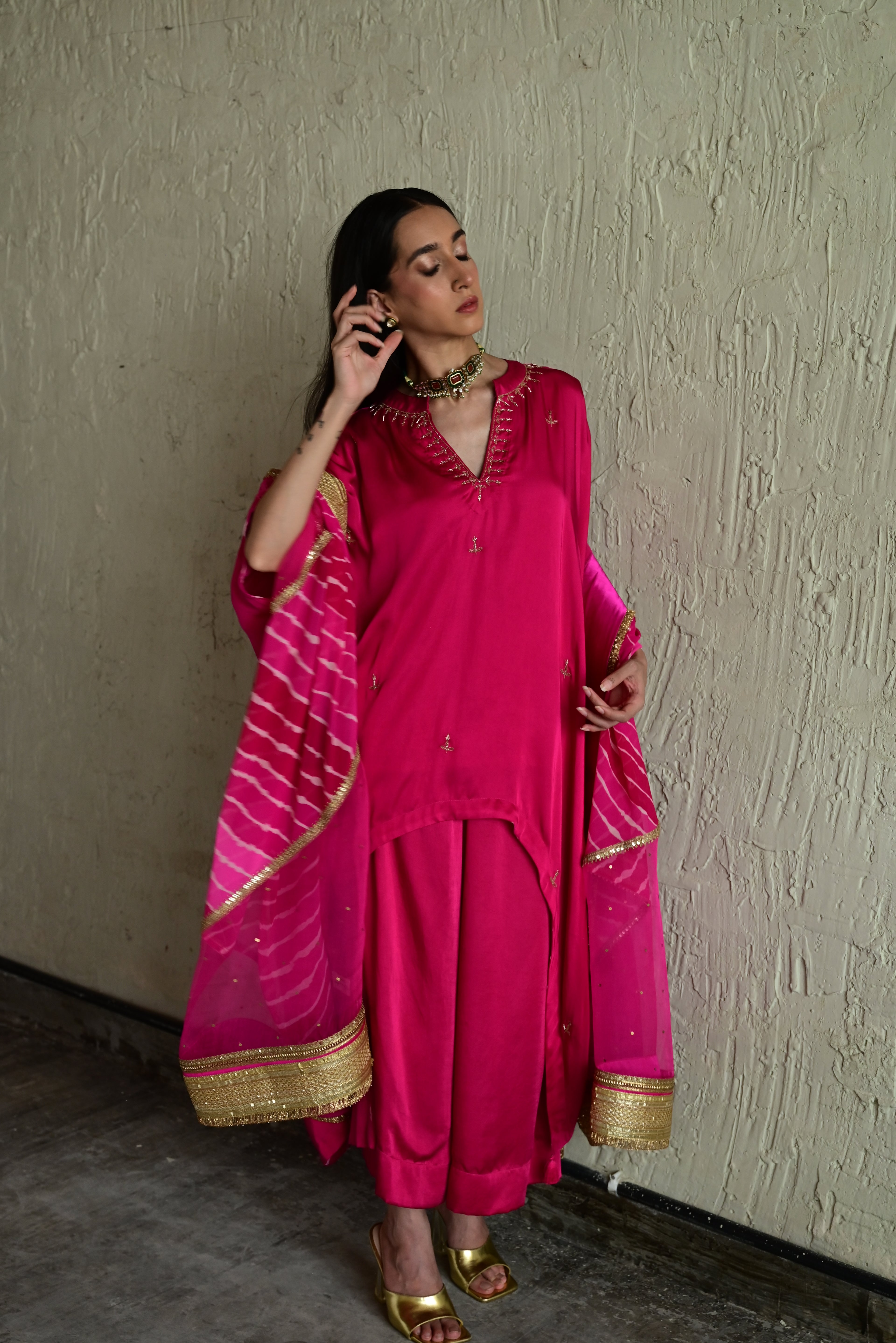 Urmila Leheriya Diagonal Dupatta