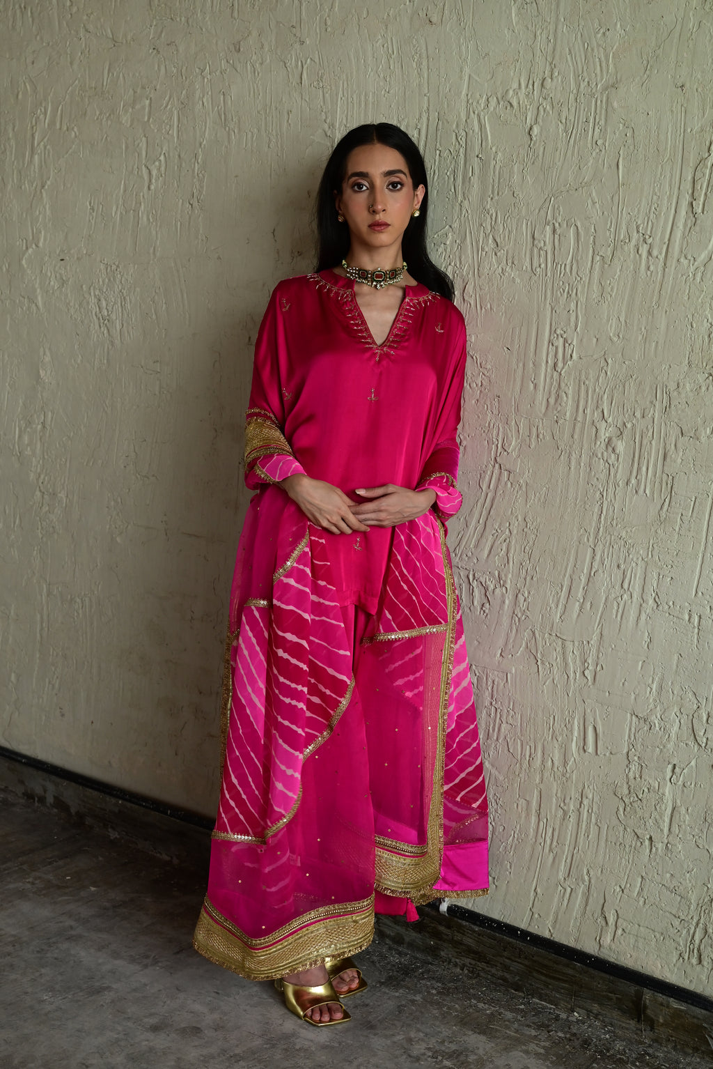 Urmila Leheriya Diagonal Dupatta