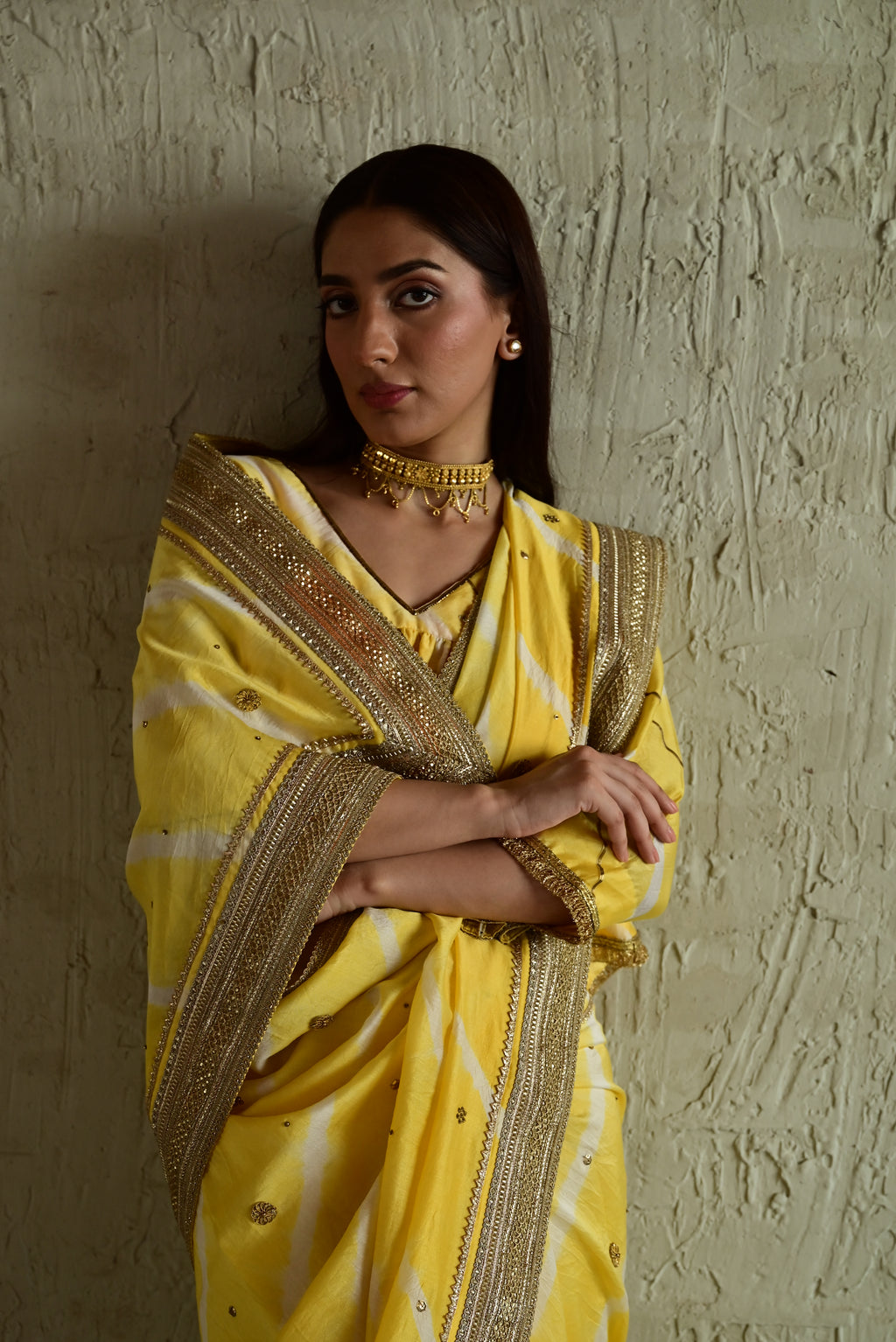 Urmila Leheriya Saree in mulberry Silk