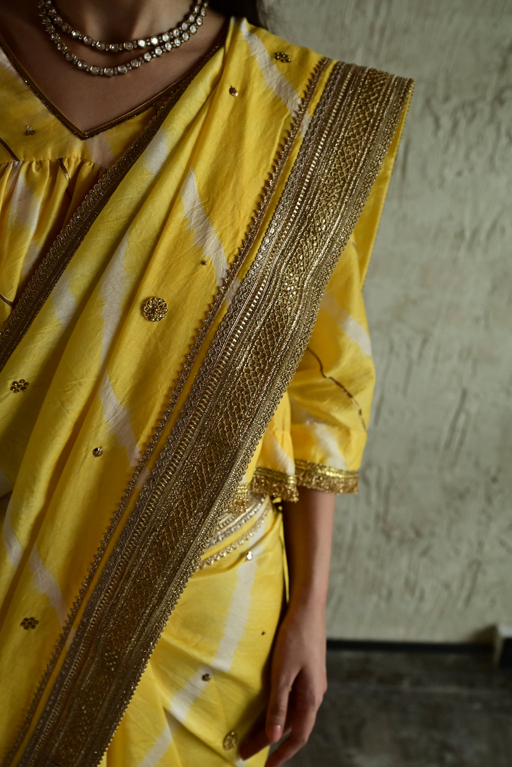 Urmila Leheriya Saree in mulberry Silk