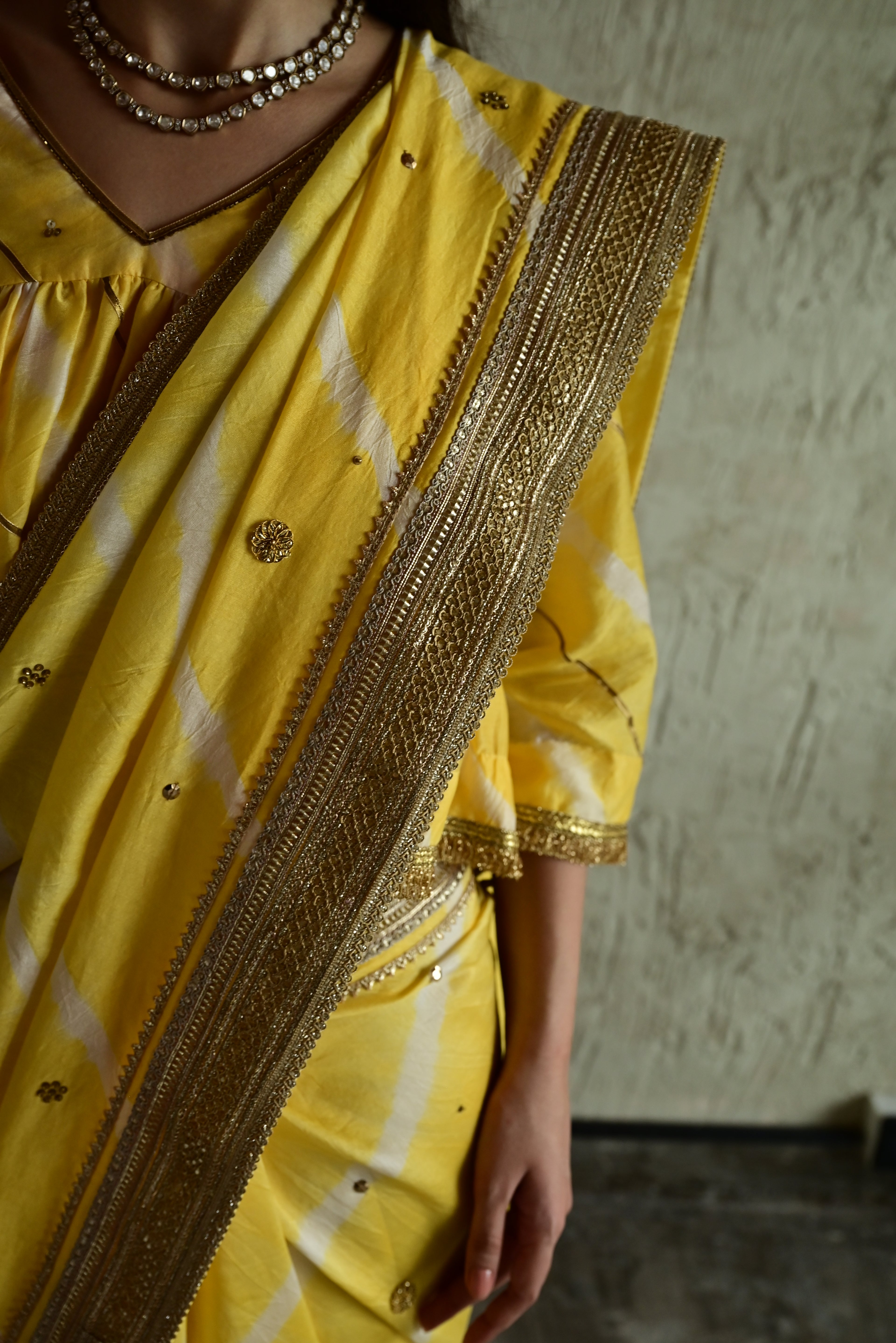 Urmila Leheriya Saree in mulberry Silk
