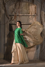 Amina Dupatta in Ivory Tissue