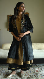 Sally Jacket in Black Velvet