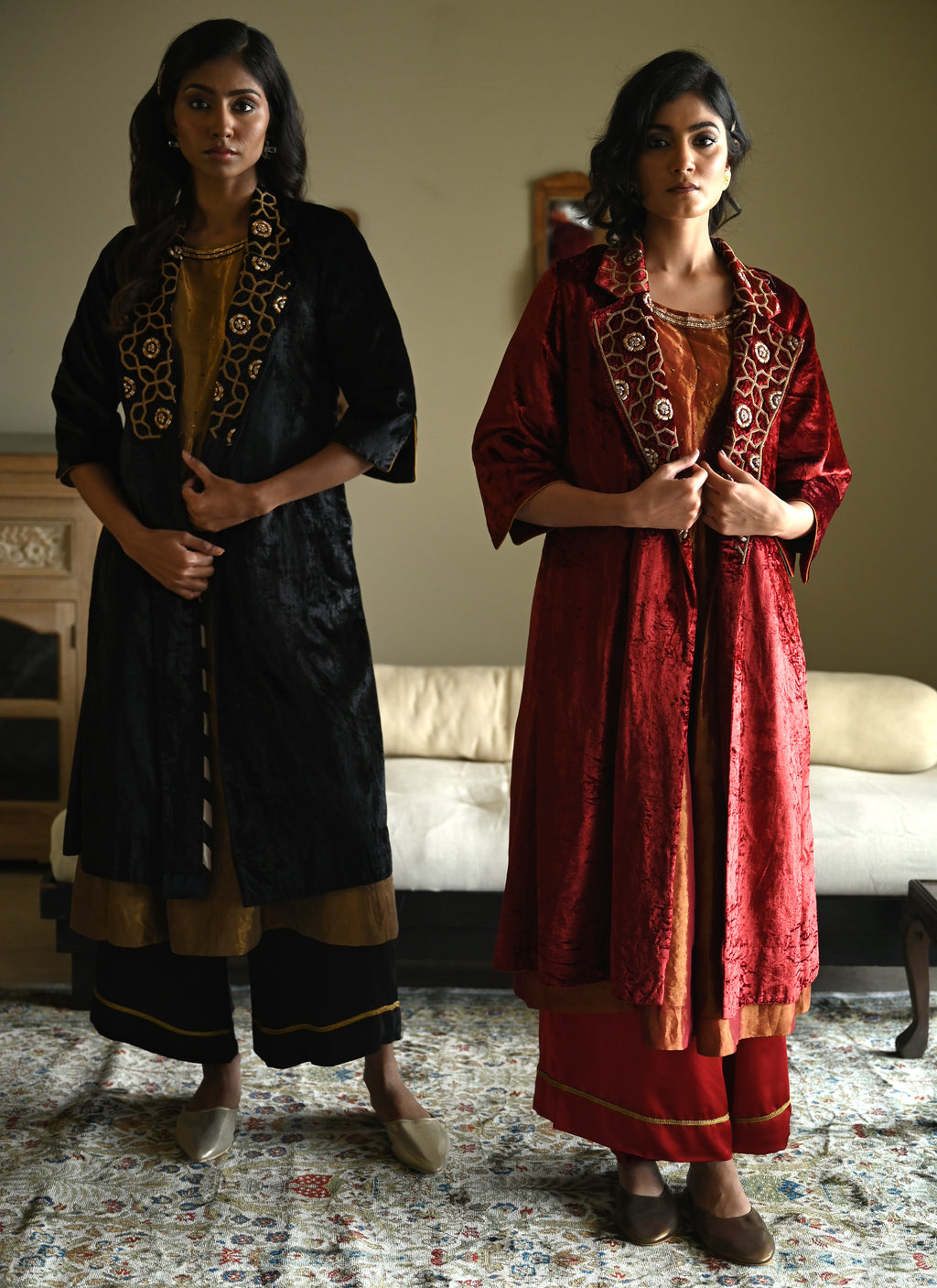 Sally Jacket in Black Velvet