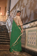 Mumtaz Kediya Blouse In Ivory Brocade