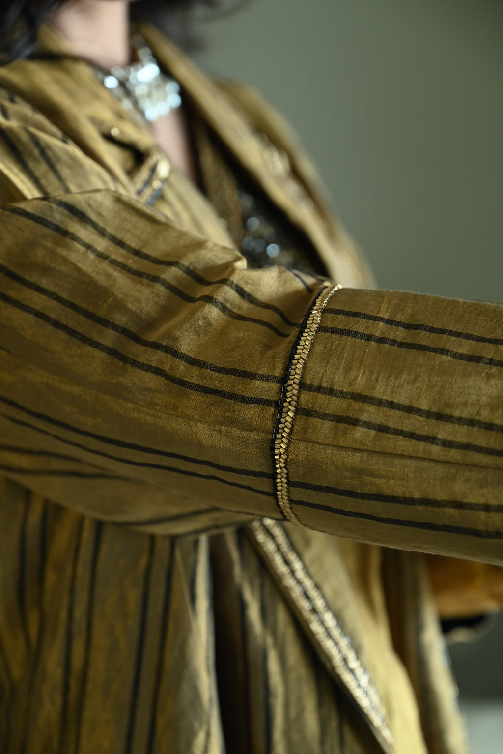 Sally Jacket in Stripes Tissue