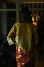 Reshma Blouse in Vintage Gold Tissue