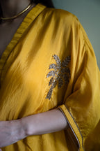 Golshan Tunic in Yellow with Yellow Nandini Dhoti Pant
