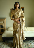 Rumi Sona Saree in Gold Brocade Tissue