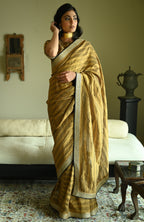 Lakeer Saree in Stripes Tissue