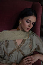 Shalimar Kurta in Pista Green with Pista Green Pant