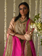 Amal Dupatta in Hot Pink
