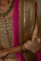 Amal Dupatta in Hot Pink