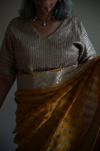 Jhimil Bundi Blouse in Chai CC Gota