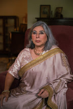 Ashok Saree in Mauve Silk