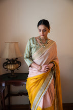 Jhilmil Dual Color Tilla Saree