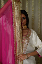 Amal Dupatta in Hot Pink