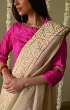 Suchitra blouse in hot pink